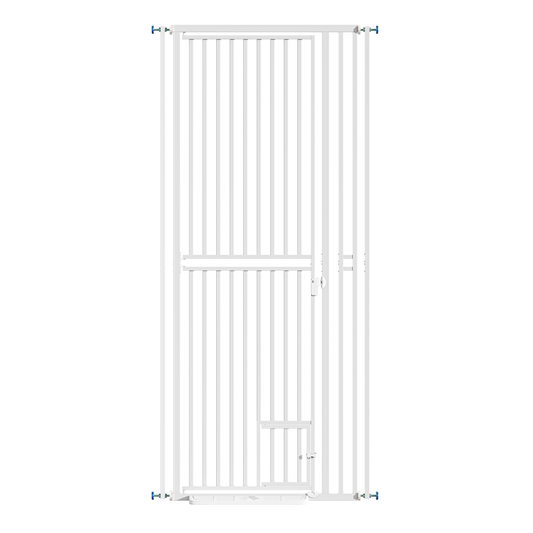 78" Extra Tall Pet Gate for Doorways,27.5"-37" Adjustable Wide，Jump Proof Barrier for Doorways Stairs Kitchen，No Drilling Auto-Close Gate for Doorways,Safe for Cat Dog
